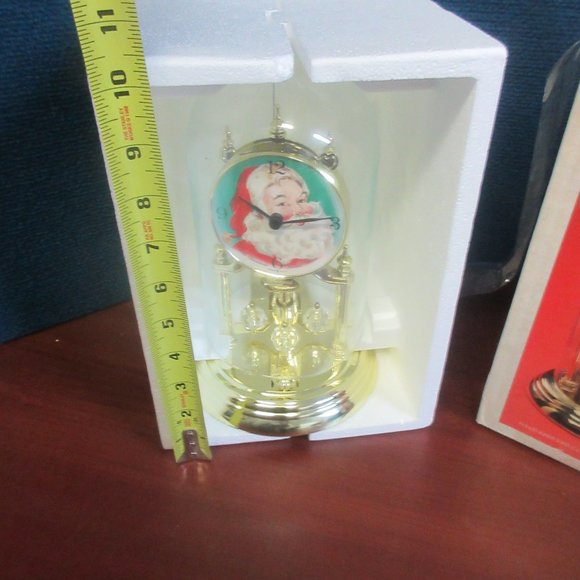 6 HOWARD MILLER CHRISTMAS TIME 9" ANNIVERSARY CLOCK 1st Ed '93 '95 '96 '97 '98 - Picture 7 of 11